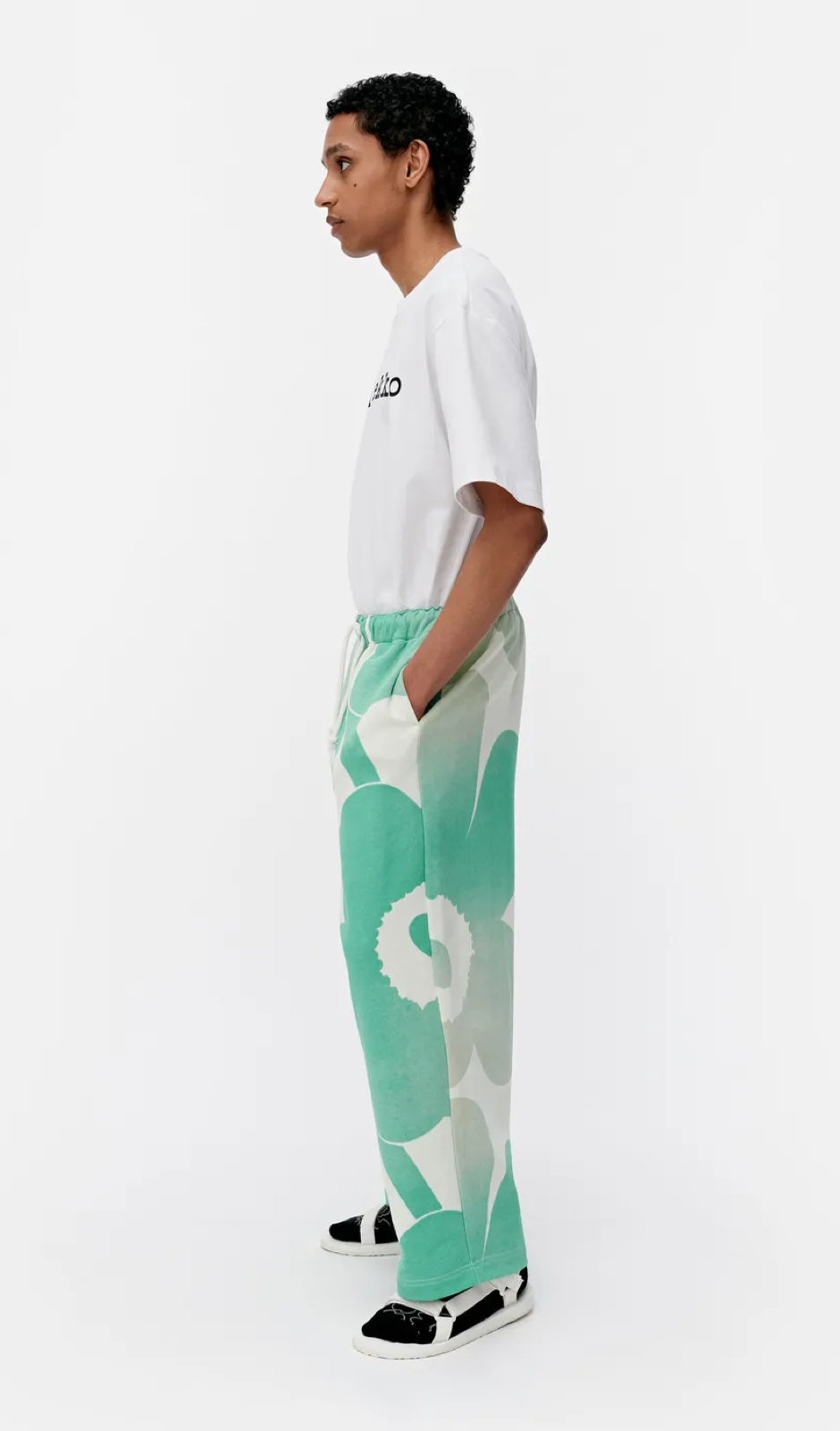 Marimekko Finaali Unikko trousers - organic cotton - 870