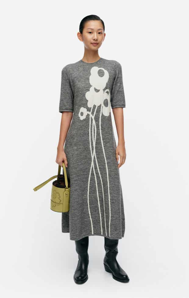 Portti Lammet knitted dress – wool and cotton blend