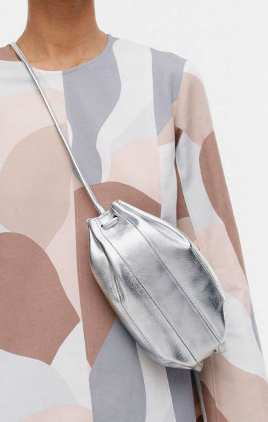 Pikku Karla Silver shoulder bag