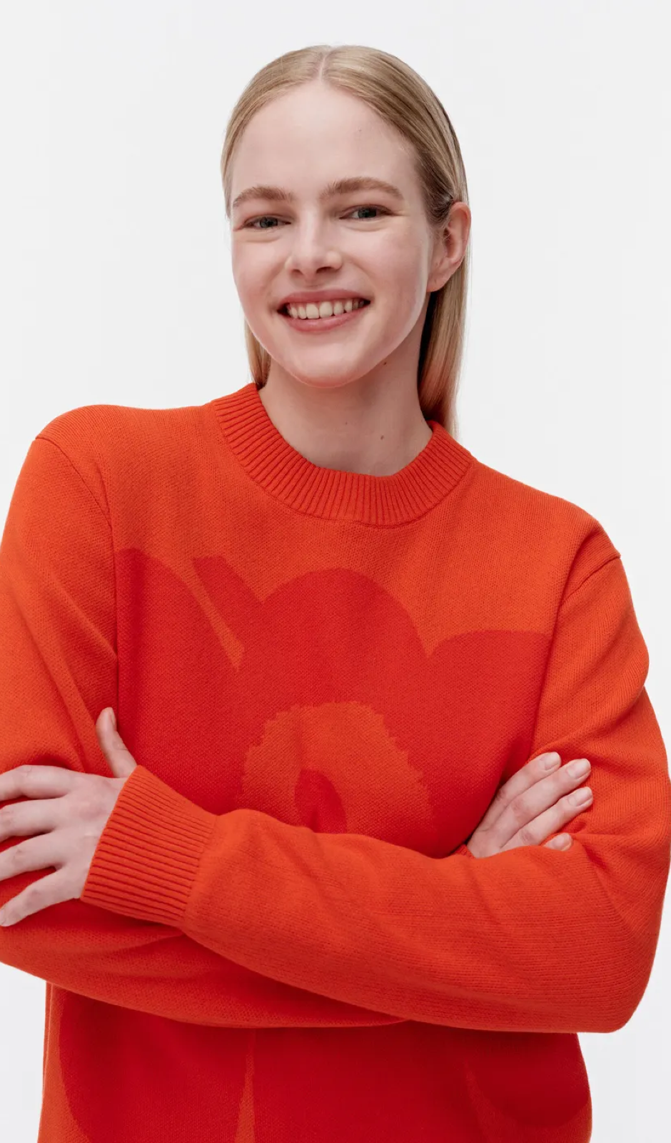 Marimekko Lasi Unikko knitted pullover – 330 - organic cotton