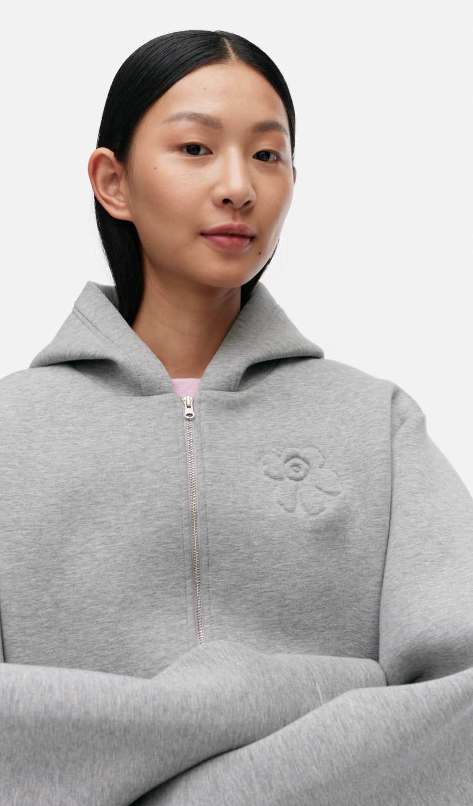 Aaju Unikko Placement hoodie – cotton blend