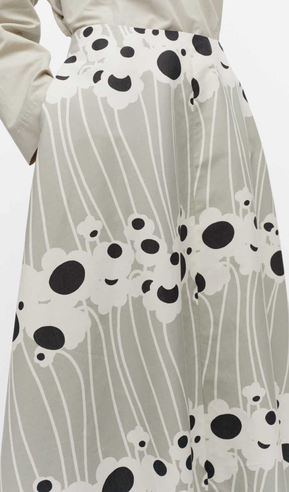 Stasia Lammet skirt – cotton and linen blend