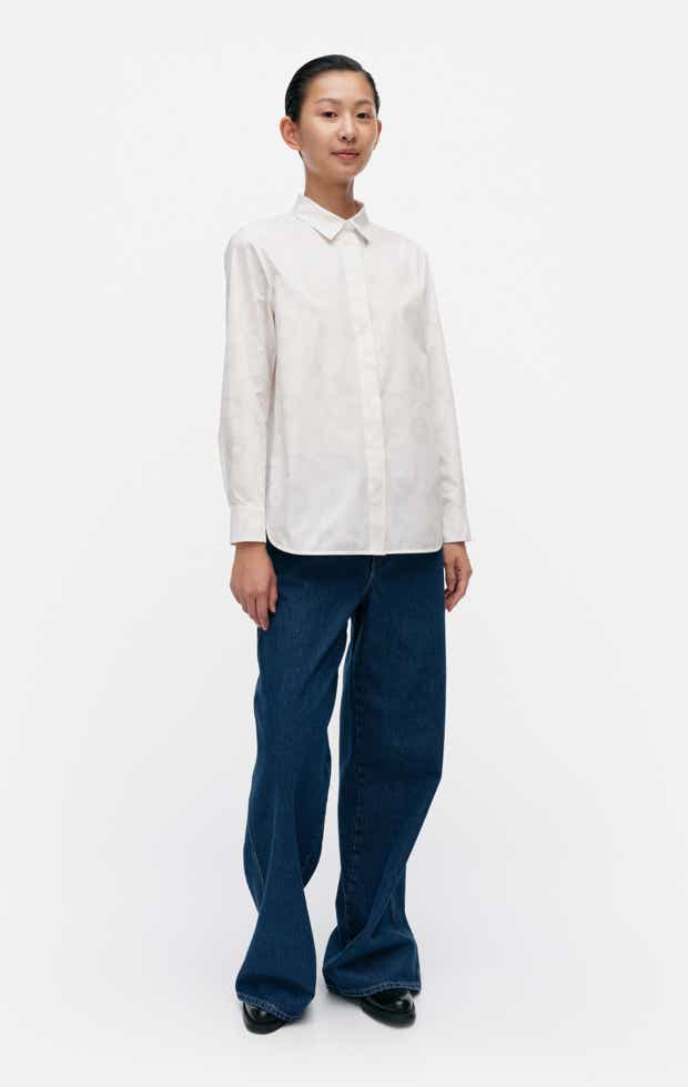 Tilla Unikko shirt – organic cotton poplin