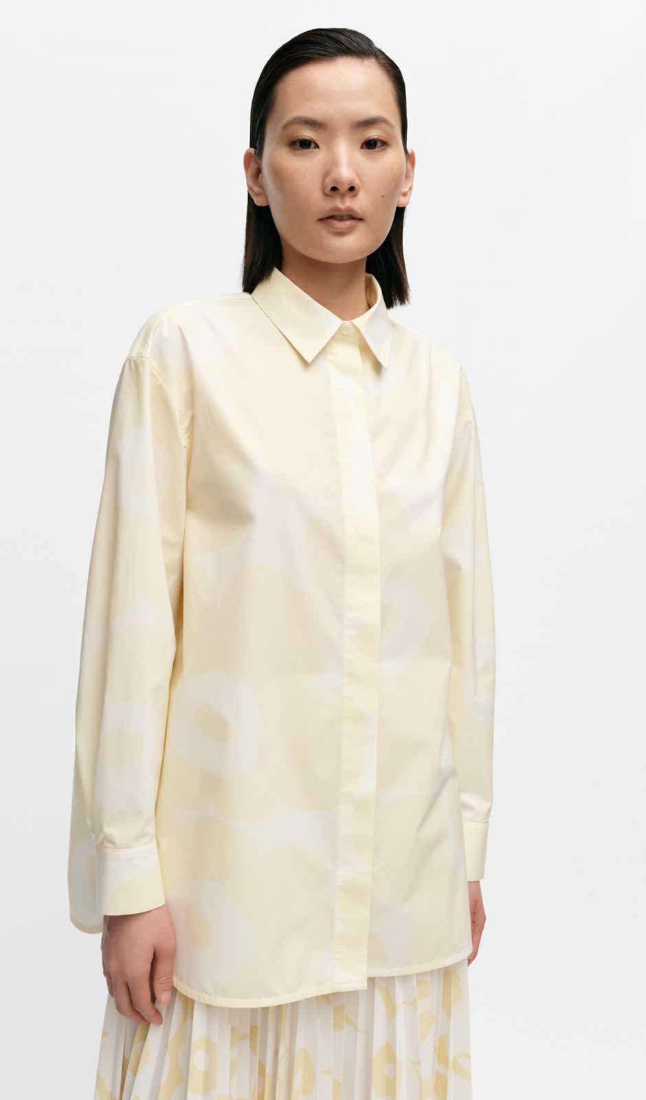 Ruoste Mini Unikko shirt – organic cotton poplin