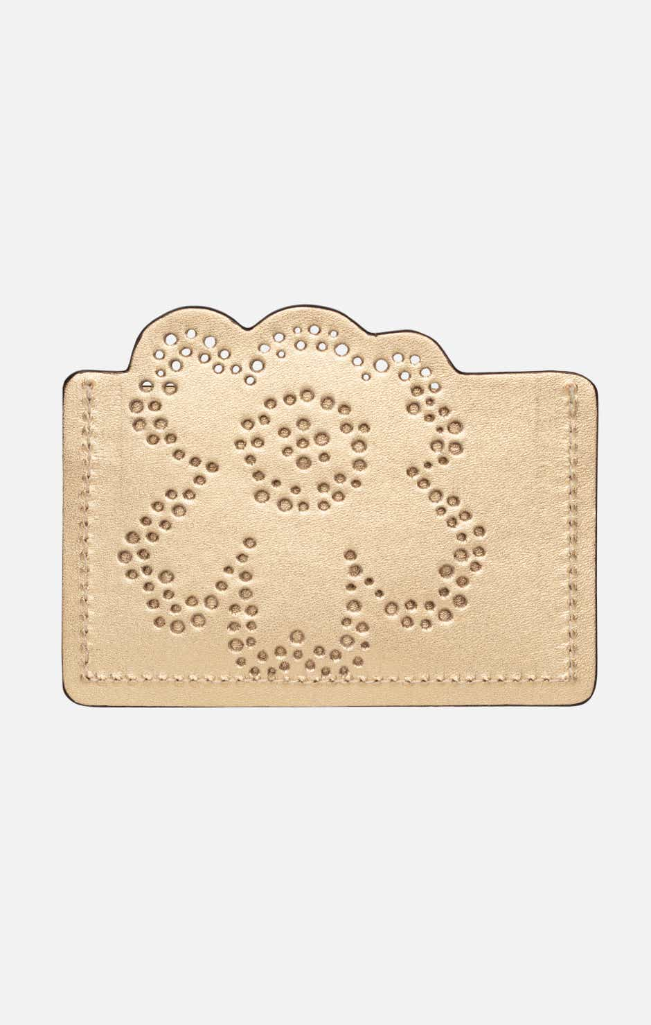 Card holder imprint unikko - gold