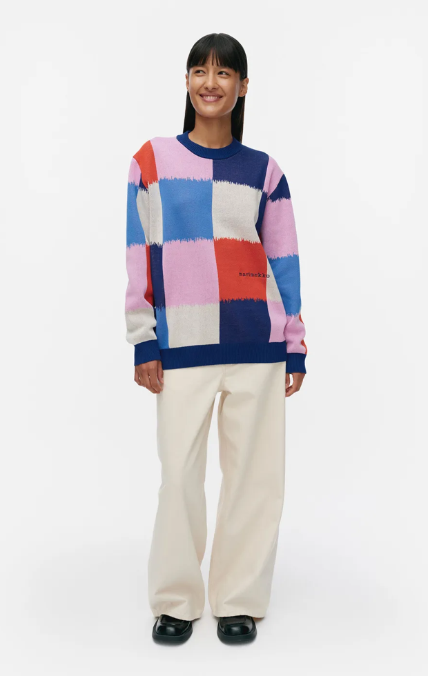 Marimekko Lasi Ostjakki knitted pullover – 531 - cotton blend