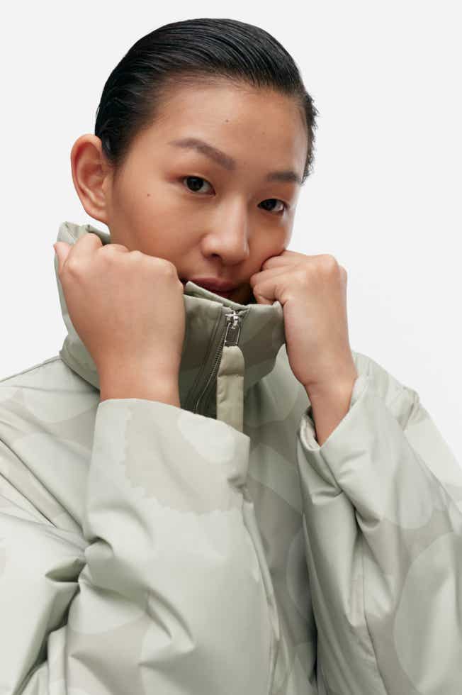 Optimi Unikko lightweight padded coat – recycled polyester