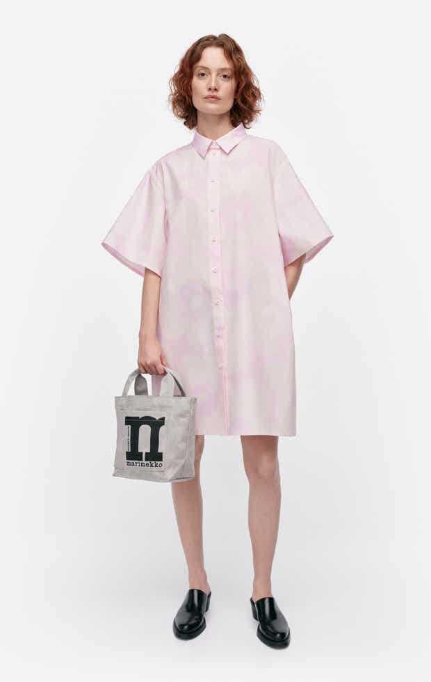 Monoliitti Unikko dress – organic cotton poplin