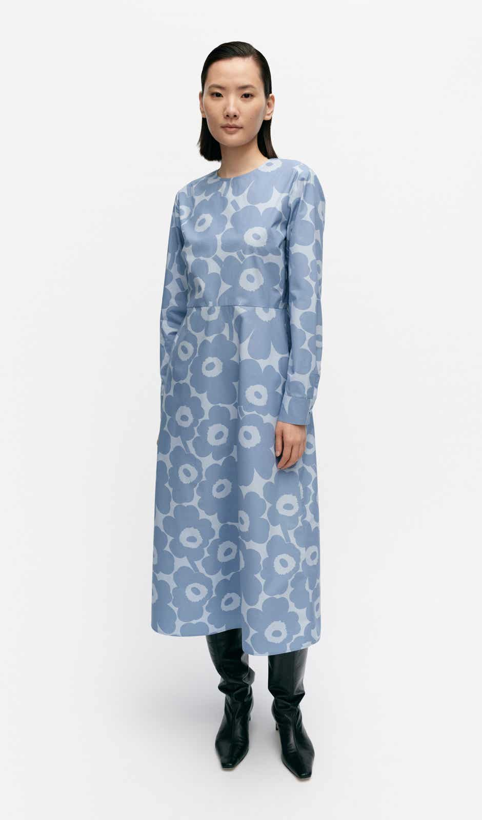 Katse Unikko dress – organic cotton poplin