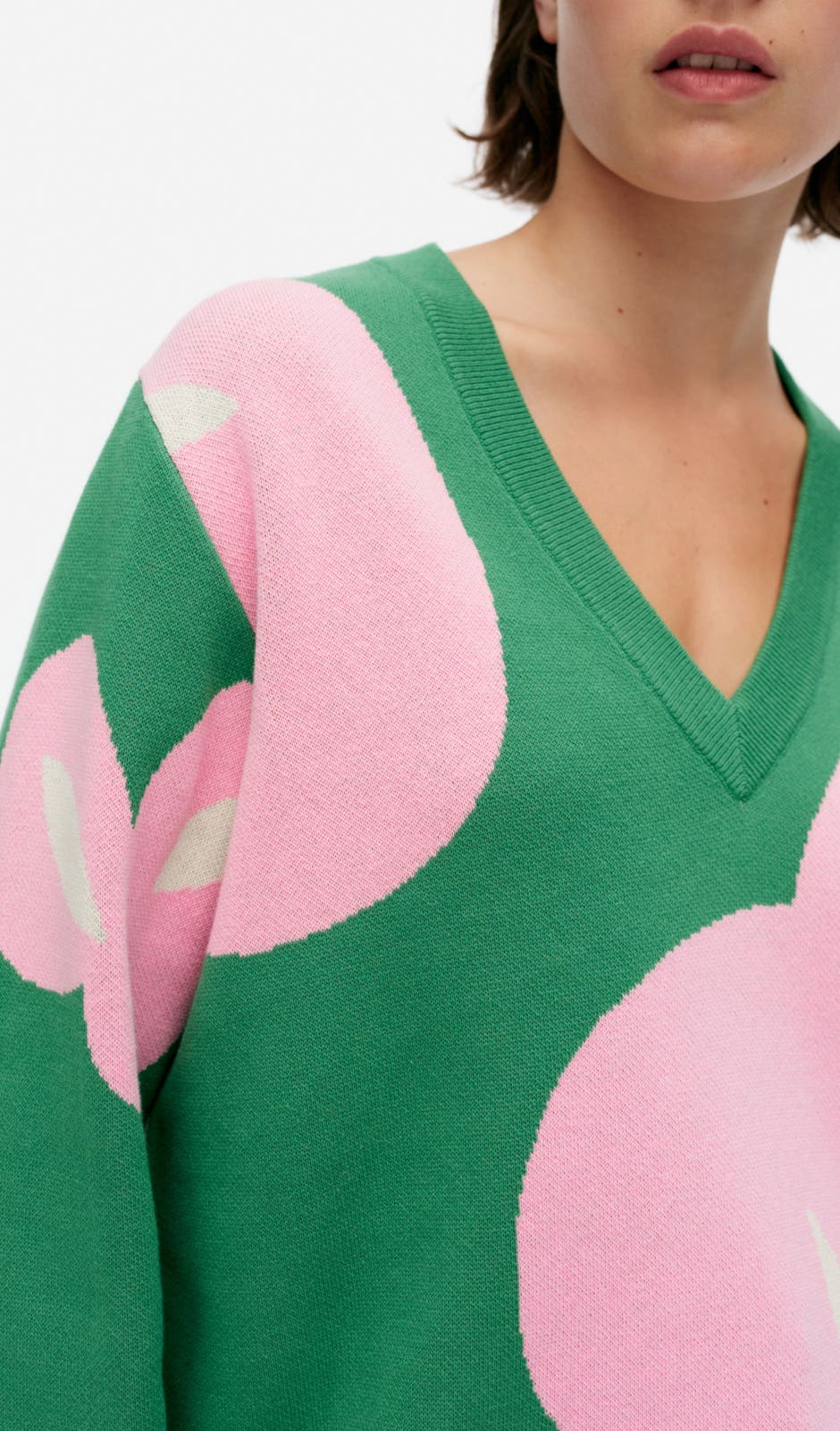Viuhko Poiminto knitted pullover – organic cotton