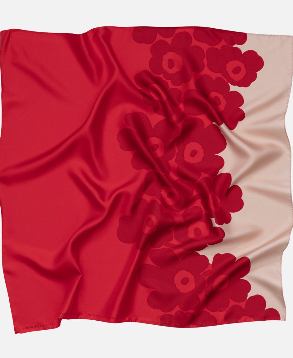 Lauhtua Unikko scarf – silk