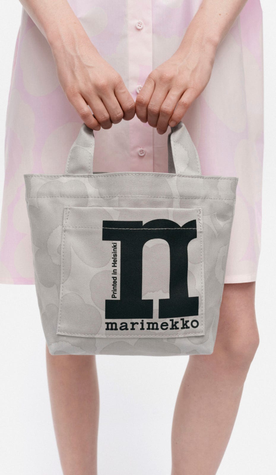 Mono Mini Tote Unikko – 23 x 31 x 14,5 cm – organic cotton