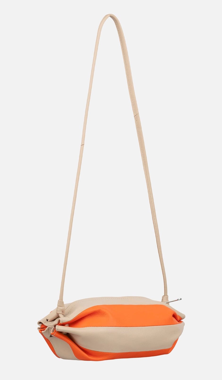 Pikku Karla Multi shoulder bag – 9 x 27 x 14 cm – twocolor leather