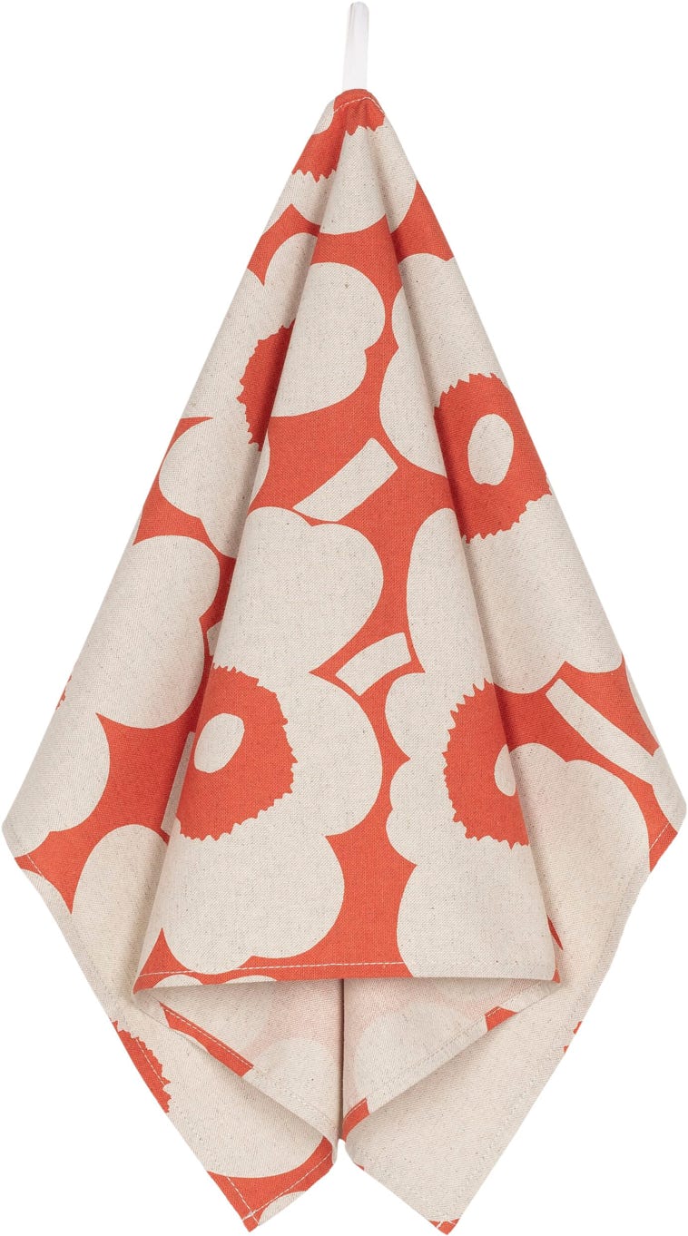 Unikko kitchen towel – unbleached cotton / linen – 43 x 70 cm