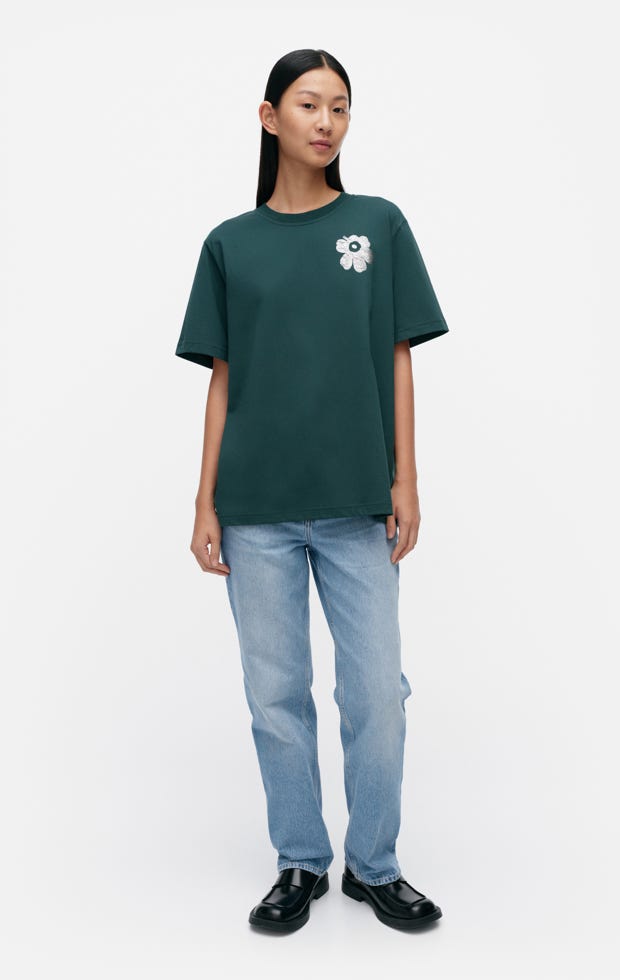 Embla Unikko Placement t-shirt – organic cotton jersey