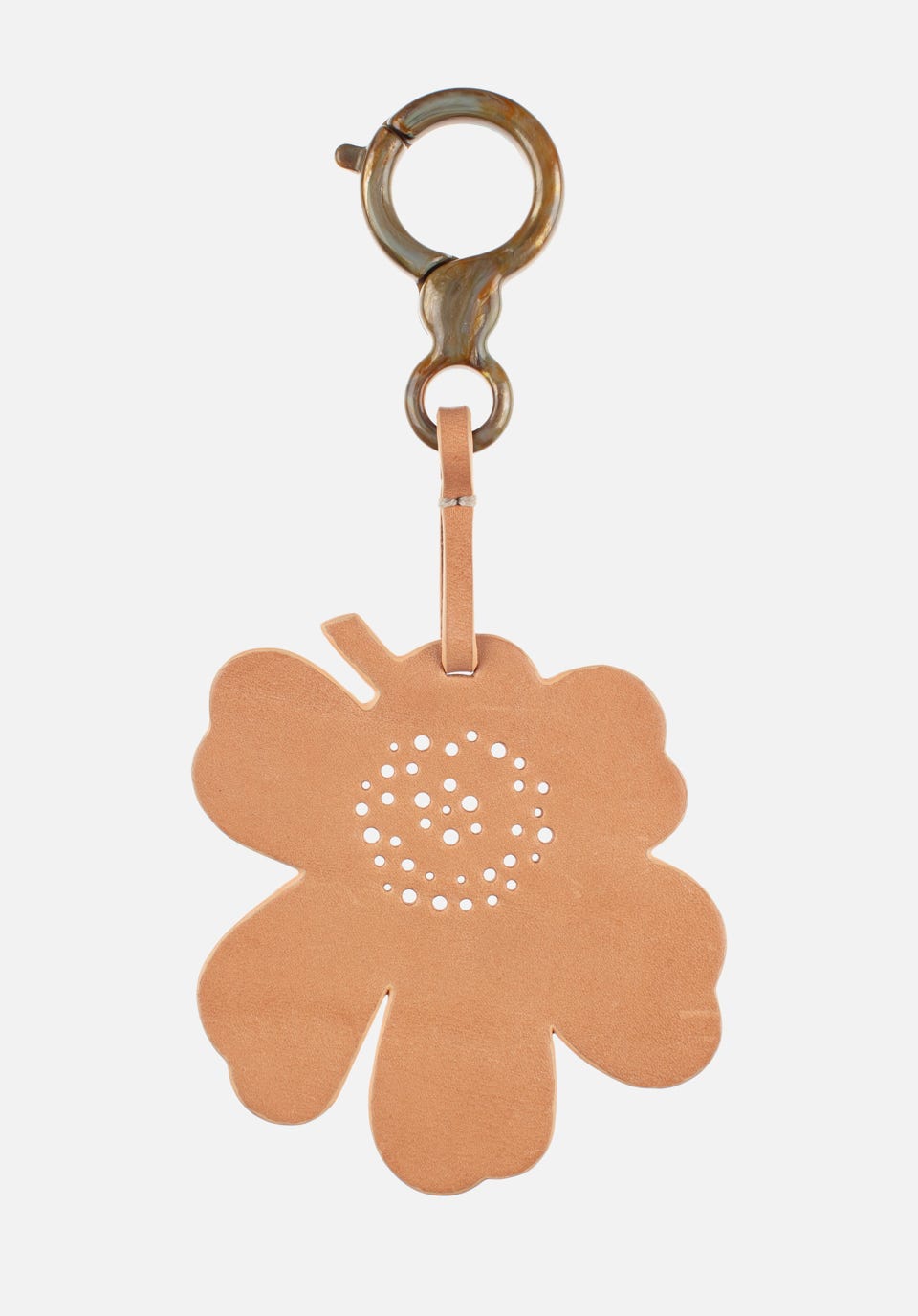  Unikko Charm bag decoration – vachetta leather