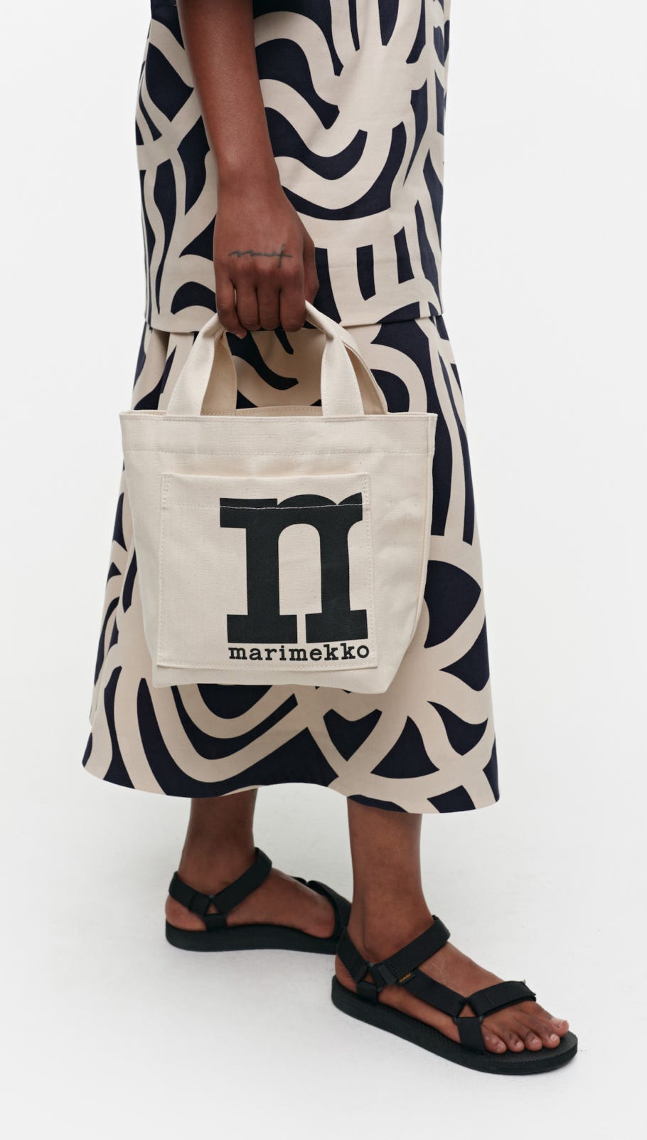 Mono Mini Tote Solid Bag – 23 x 31 x 13 cm – organic cotton