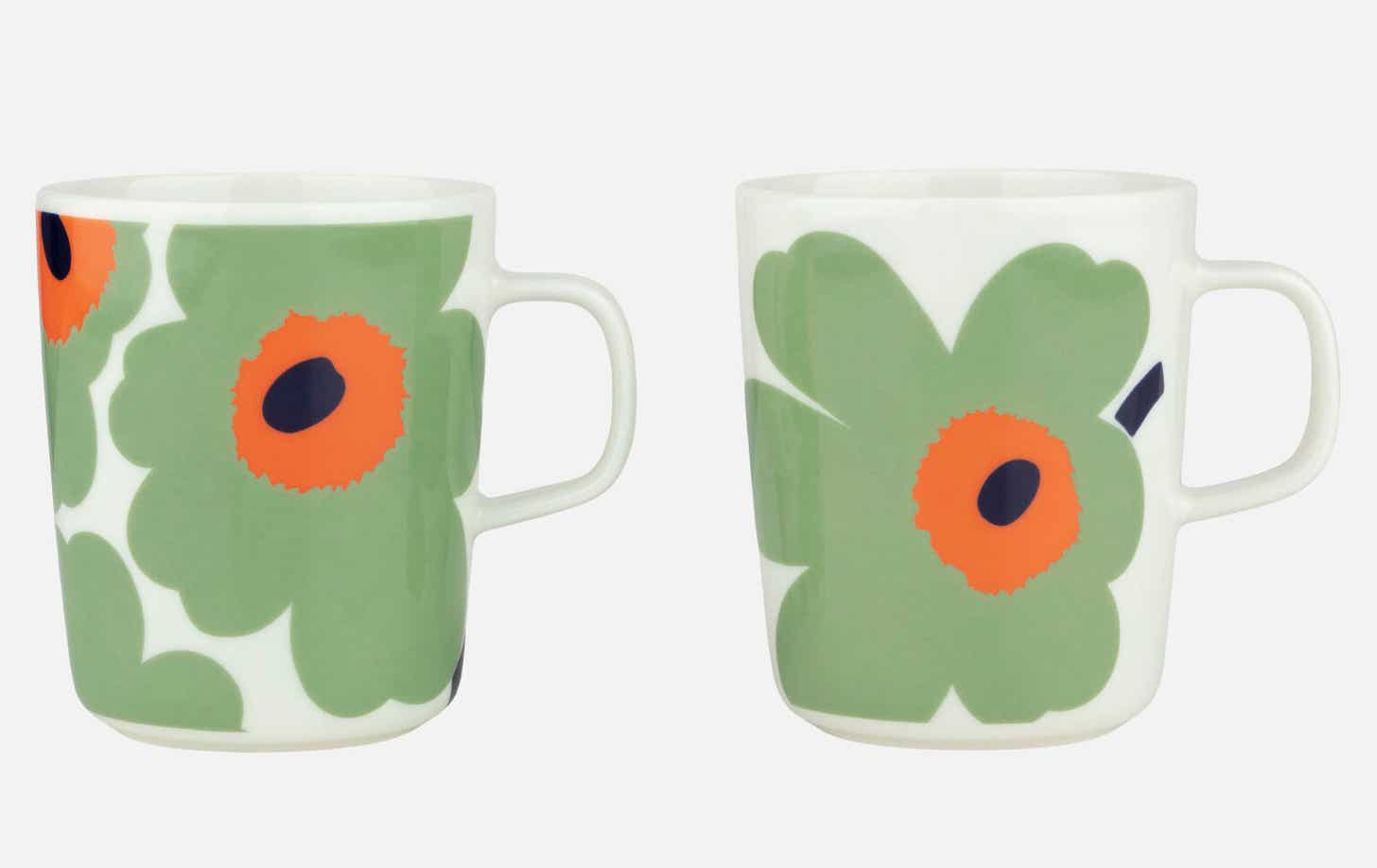 Unikko set – two mugs 2,5 dl