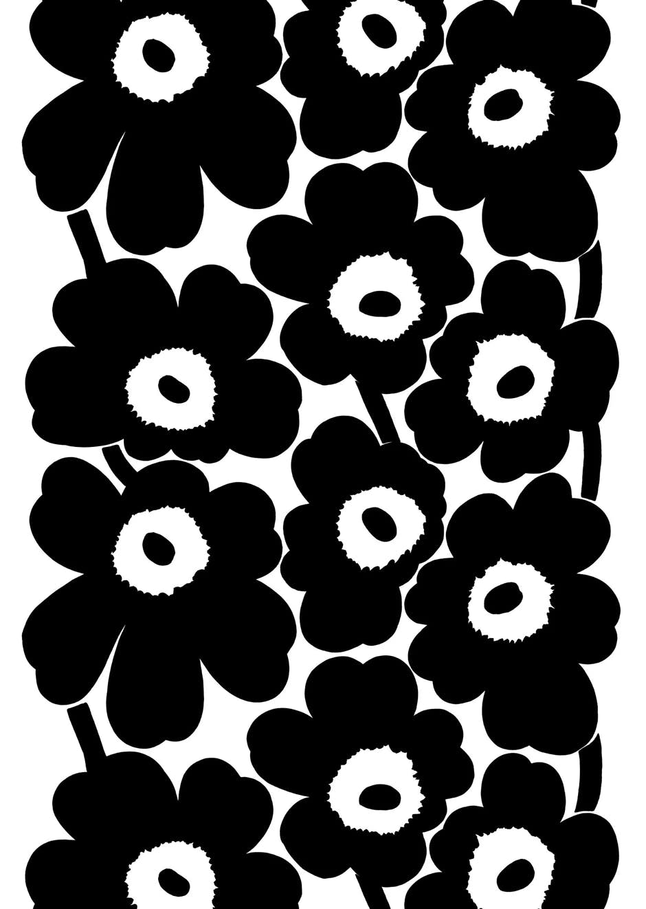 Coton enduit Unikko – Marimekko