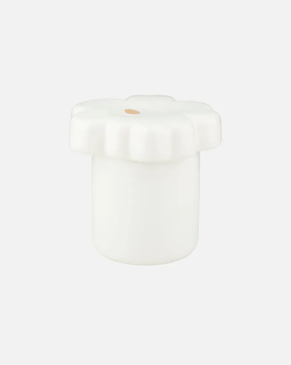 Unikko collectible jar – white stoneware