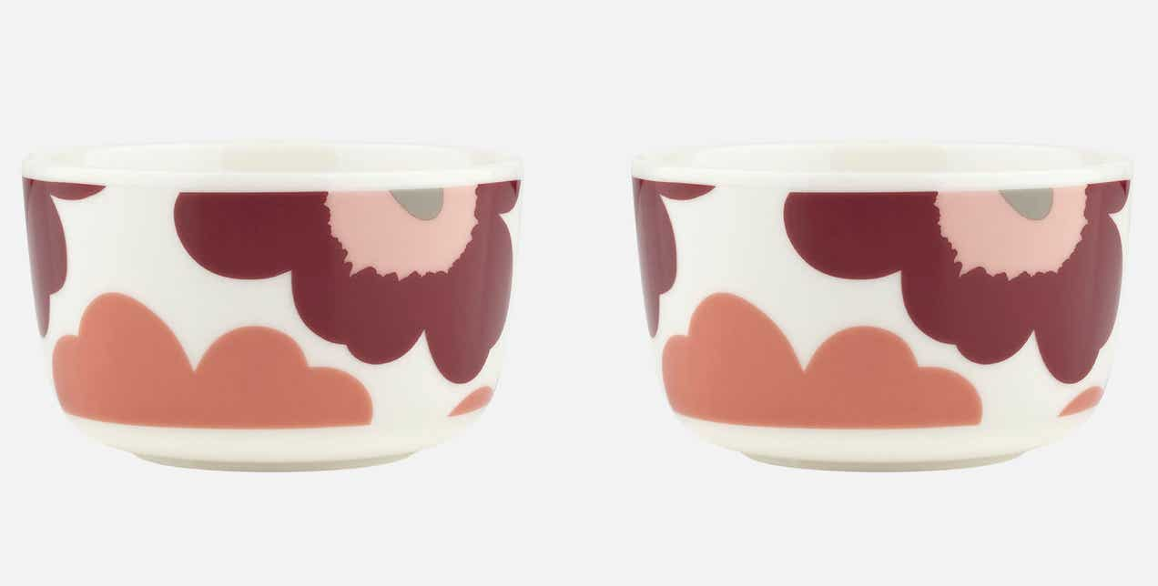 Unikko set of bowls 2,5 dl, 2 pcs