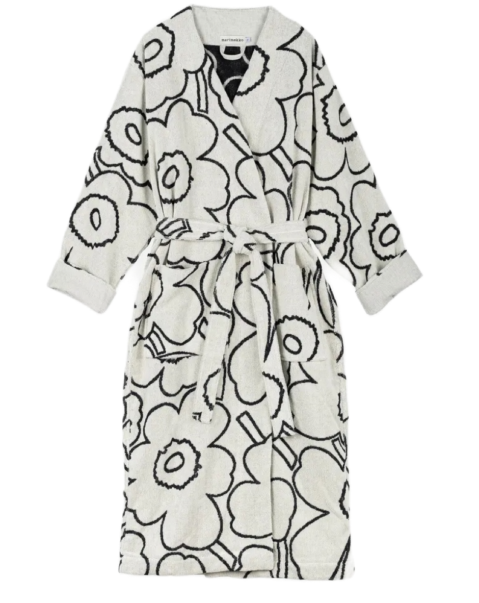 Marimekko Bath robe – Piirto Unikko 510