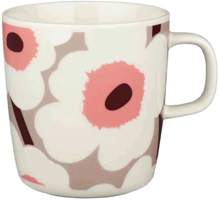 Vaisselle Marimekko  Oiva Brun & Räsymatto Beige