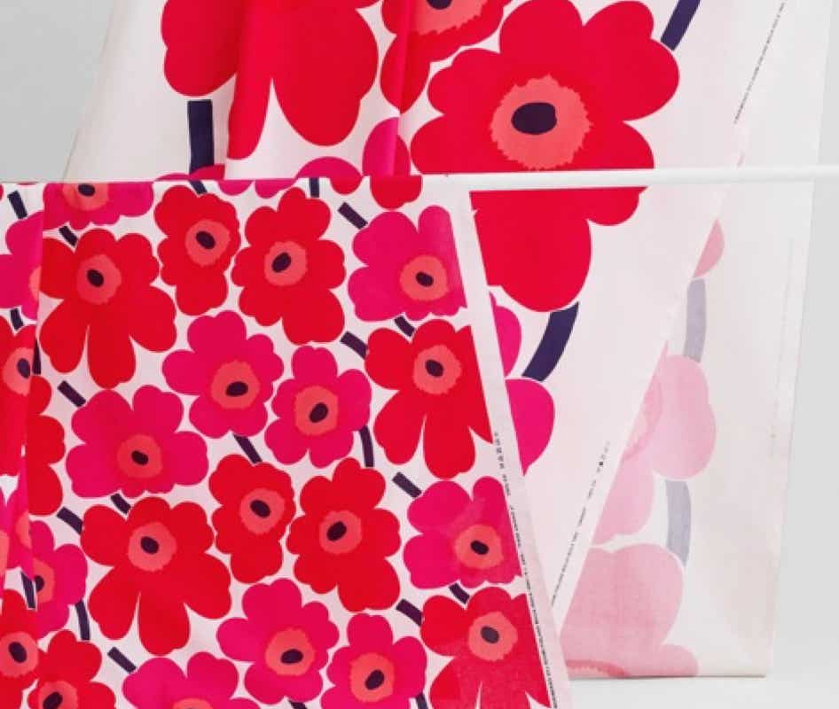 Unikko rouge Collection continue – Marimekko Maison