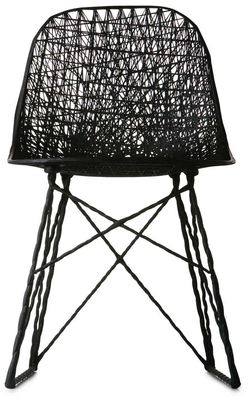 Carbon - chaise &  Tabouret de bar Betjan Pot, 2004
