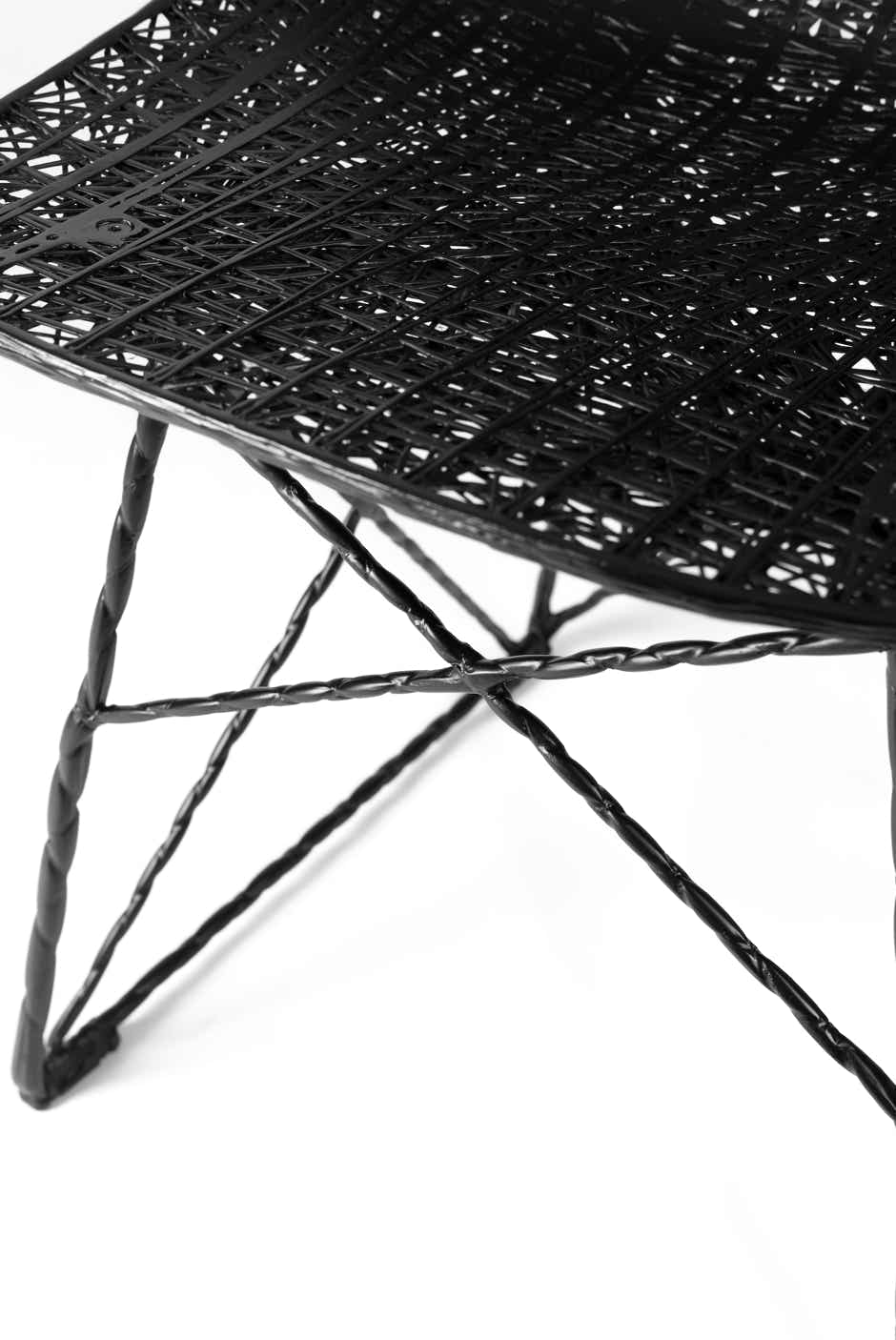 Carbon - chaise &  Tabouret de bar Betjan Pot, 2004