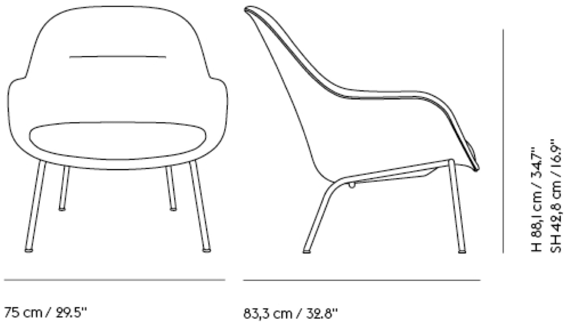 Fiber Lounge Armchair  Muuto – Iskos-Berlin