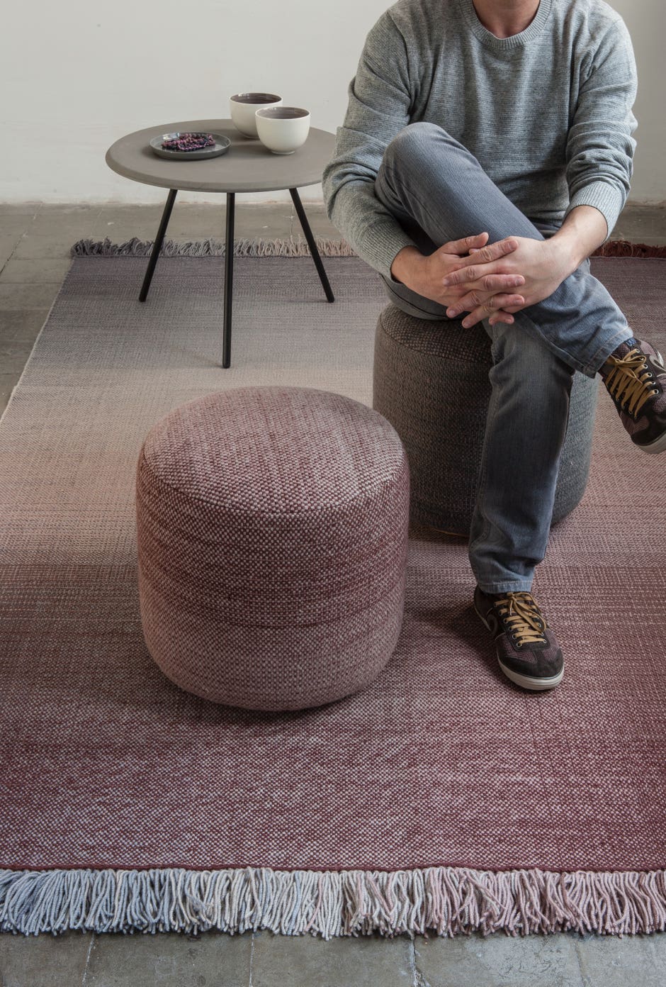 Tapis & Poufs SHADE  design Begüm Cana Özgür & Marcos Catalán