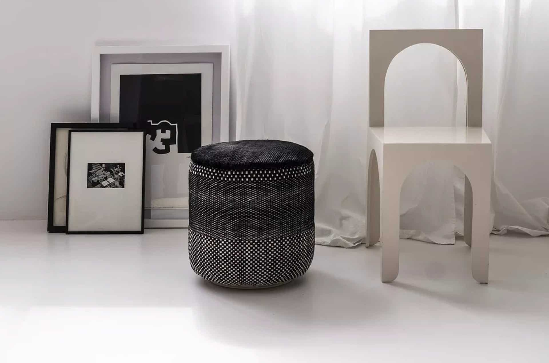 TRES PERSIAN Poufs  design Nani marquina, Begüm Cana Özgür & Marcos Catalán