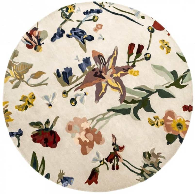 tapis en laine Flora Backyard, Promenade et Bloom