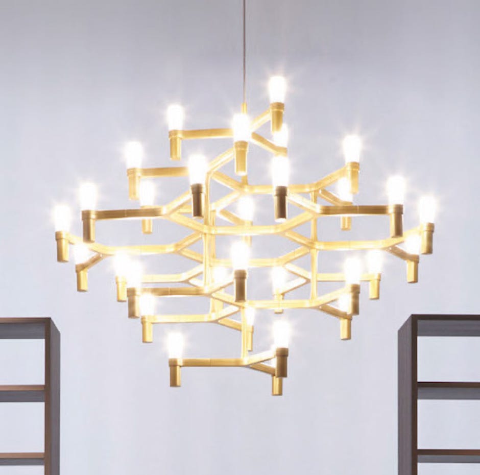 Crown major chandeliers Jehs + Laub