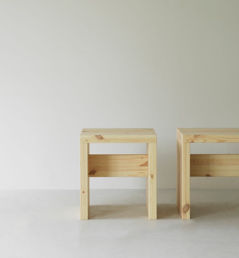 Banc et Tabouret Stretch Simon Legald, 2023