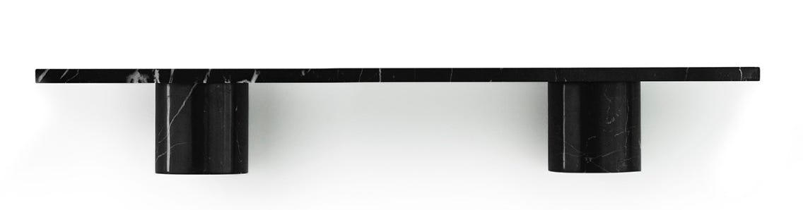 Étagère Sten – Marbre noir - 80 cm – 11,3 kg