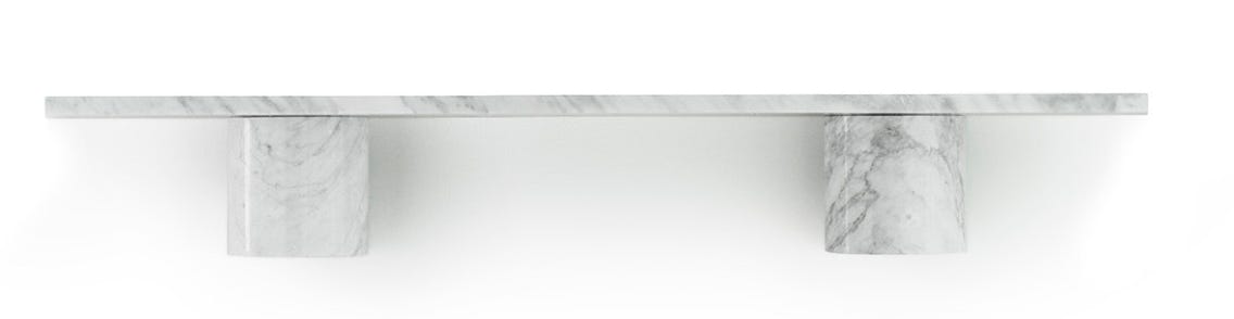 Étagère Sten – Marbre blanc - 80 cm – 12,3 kg