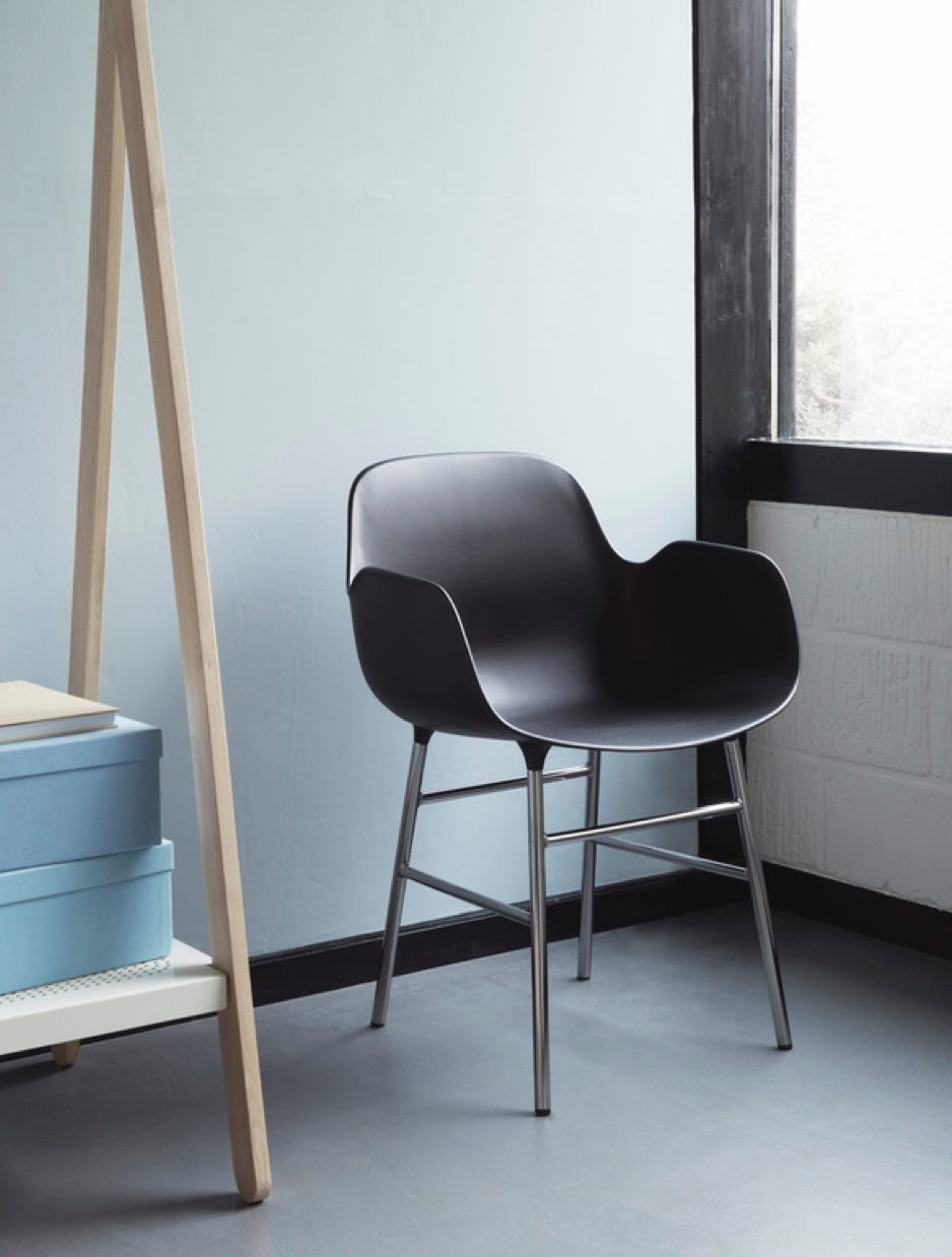 Normann Copenhagen – FORM Plastic chairs, metal legs – Simon Legald, 2014