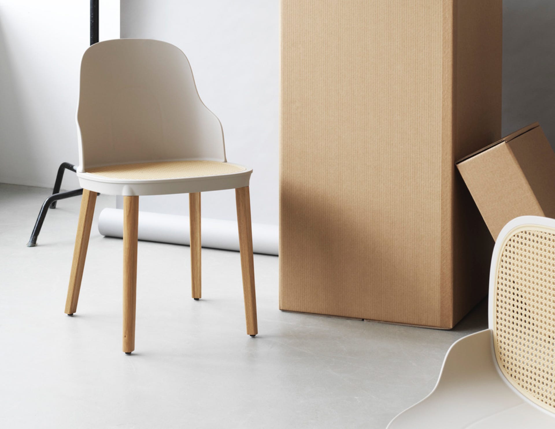 Normann Copenhagen – ALLEZ Chair, wood legs – Simon Legald, 2021