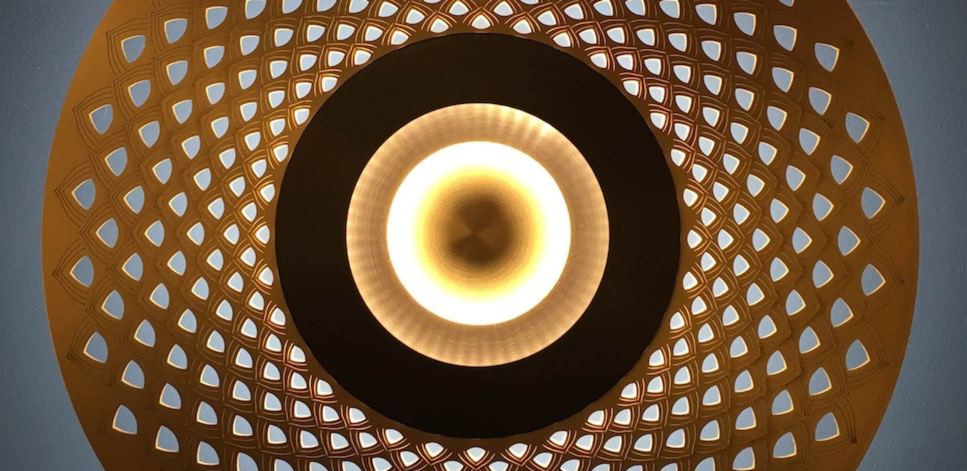 Mandala wall / ceiling lamp Earth collection  Émilie Cathelineau, 2019