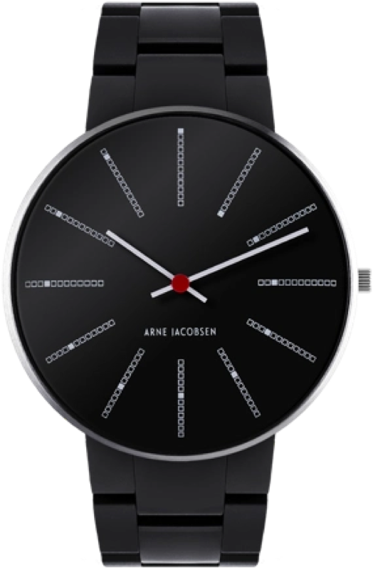 montres Bankers (hommes & femmes) design Arne Jacobsen, 1971 Copenhagen Watch Group