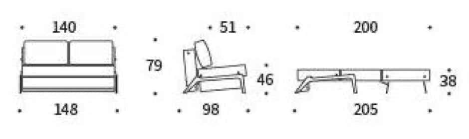 Canapé et Fauteuil Convertible Cubed Per Weiss, Oliver & Lukas WeissKrogh, 2009/2015/2019