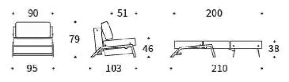 Canapé et Fauteuil Convertible Cubed Per Weiss, Oliver & Lukas WeissKrogh, 2009/2015/2019