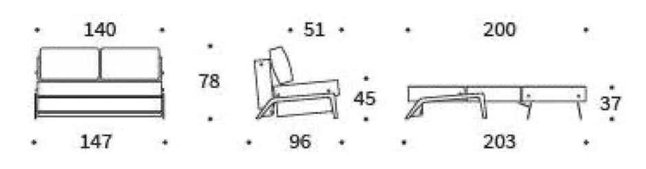 Canapé et Fauteuil Convertible Cubed Per Weiss, Oliver & Lukas WeissKrogh, 2009/2015/2019