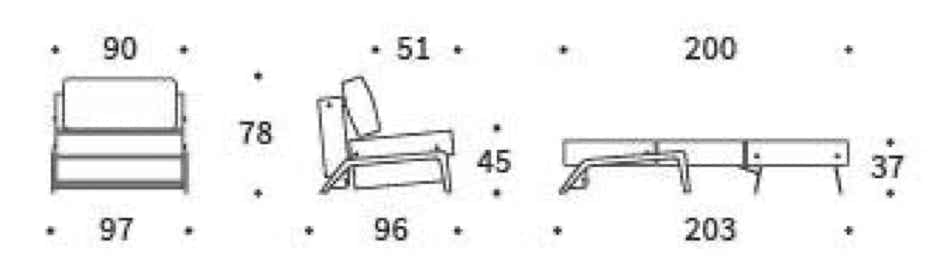 Canapé et Fauteuil Convertible Cubed Per Weiss, Oliver & Lukas WeissKrogh, 2009/2015/2019