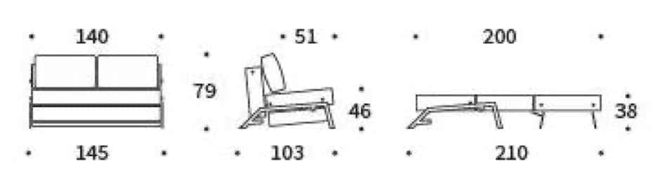 Canapé et Fauteuil Convertible Cubed Per Weiss, Oliver & Lukas WeissKrogh, 2009/2015/2019