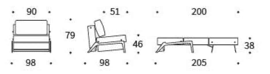 Canapé et Fauteuil Convertible Cubed Per Weiss, Oliver & Lukas WeissKrogh, 2009/2015/2019