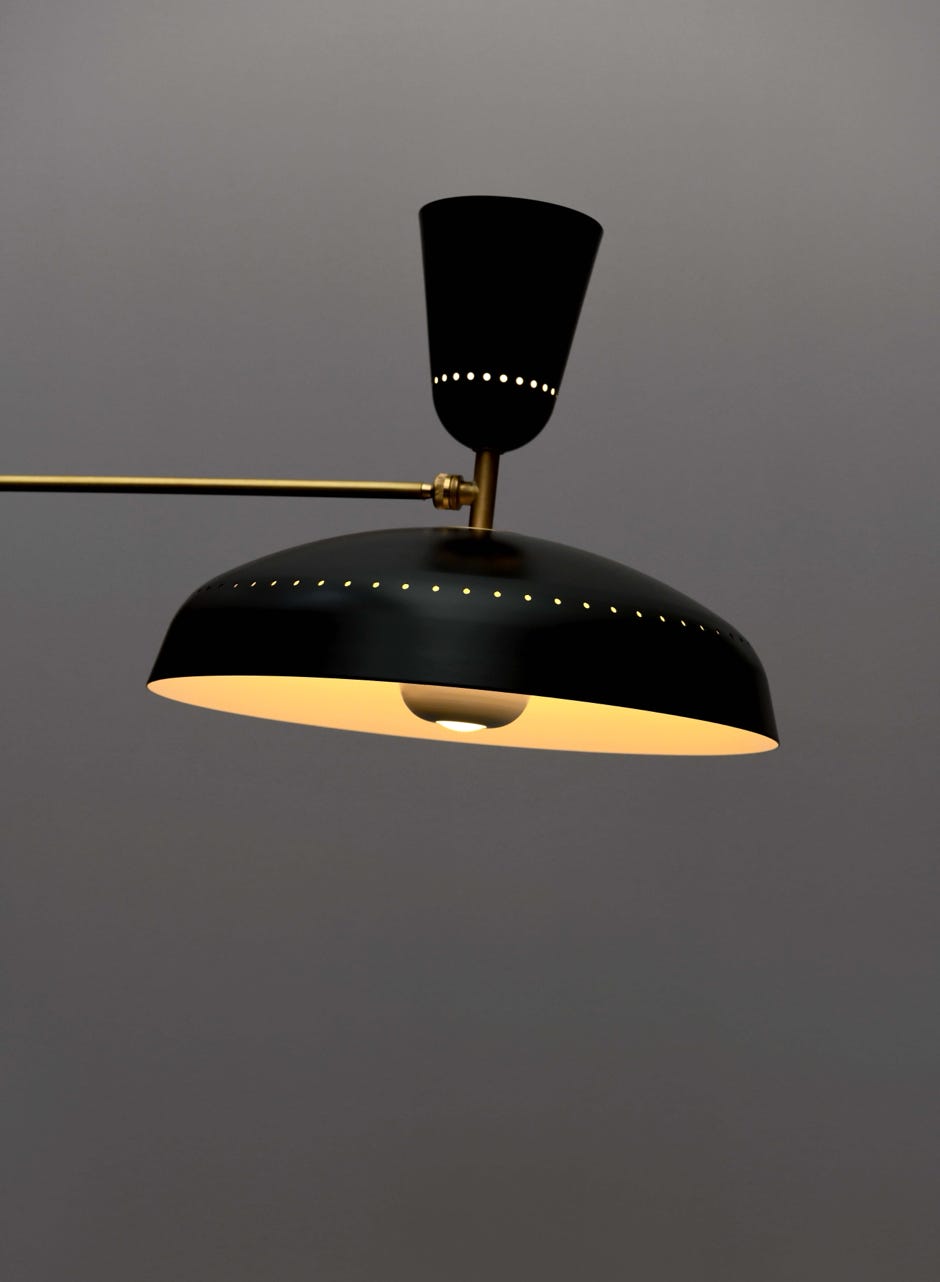 Lampadaire / Applique / Suspension G1  design Pierre Guariche, 1951