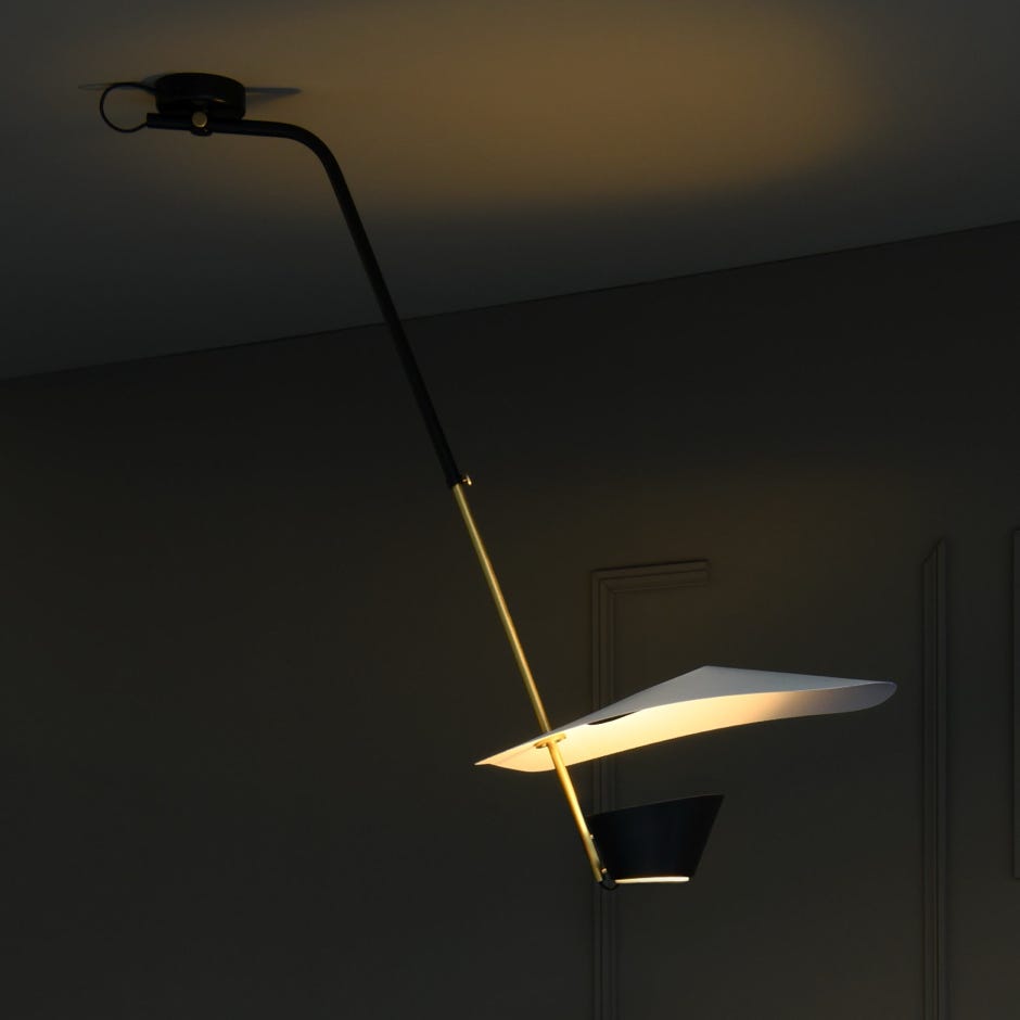 G25 wall lamp & pendant Pierre Guariche, 1951